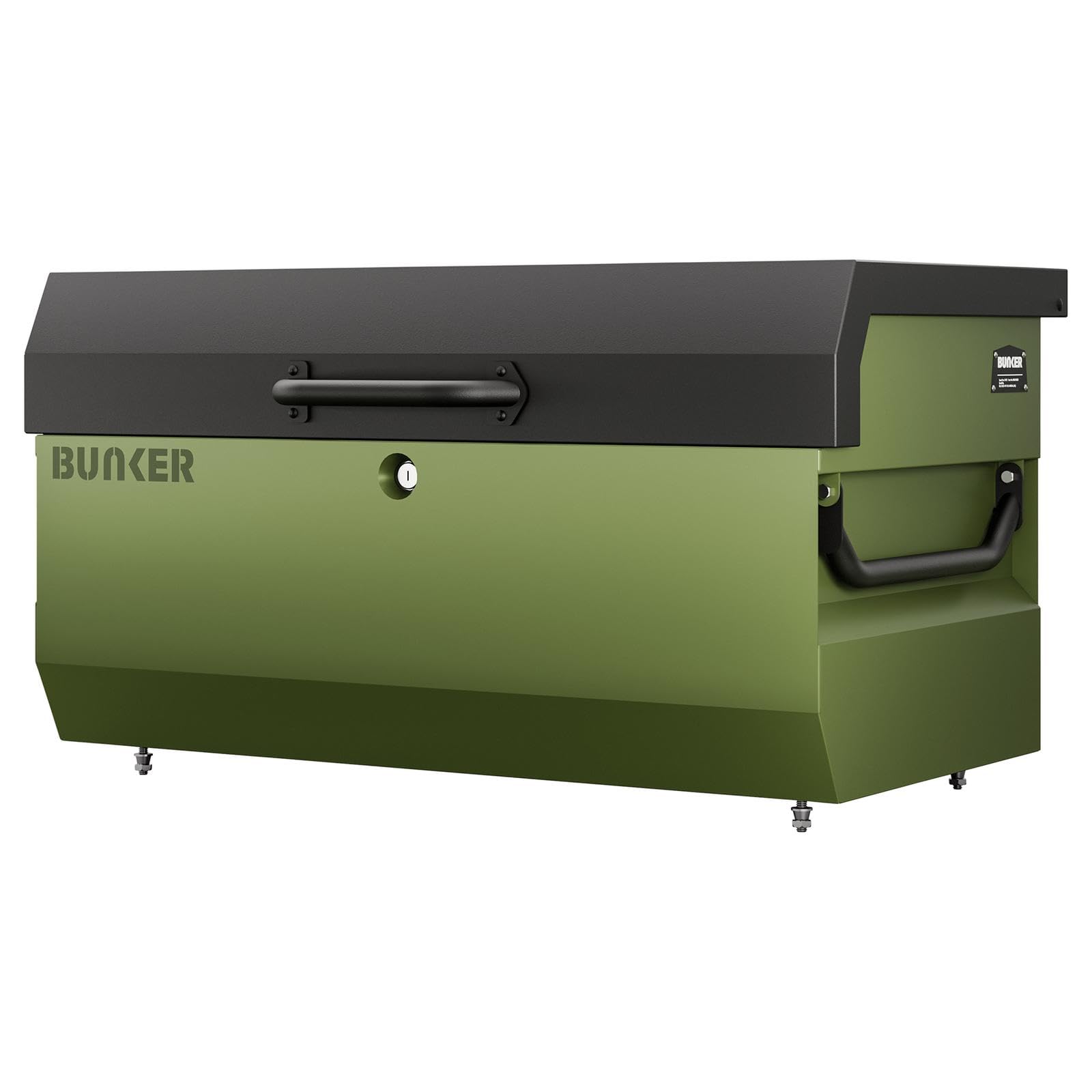 Draper Bunker T1 Heavy-Duty Van Storage BoxLockable Tool Box With Gas Strut LidSold Secure & Secured By Design CertifiedGreen from B&Q