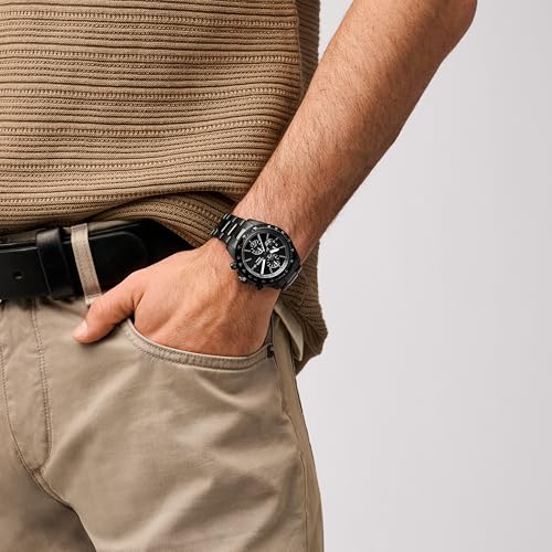 Image of Fossil Men's Watch, Autocross Multifunction Stainless Steel Watch for Men