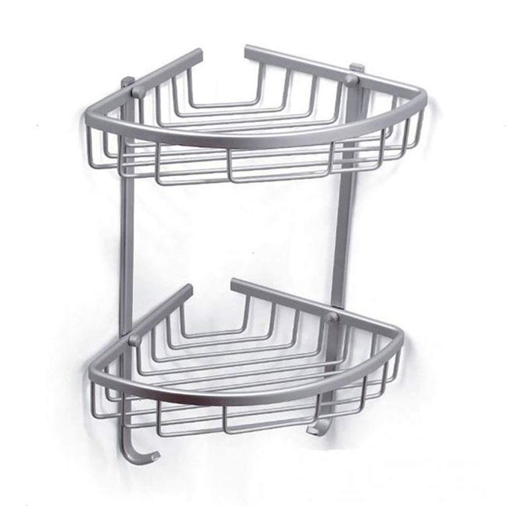 Estante de especias de cocina y bañ o colgante de aluminio con ganchos organizadores