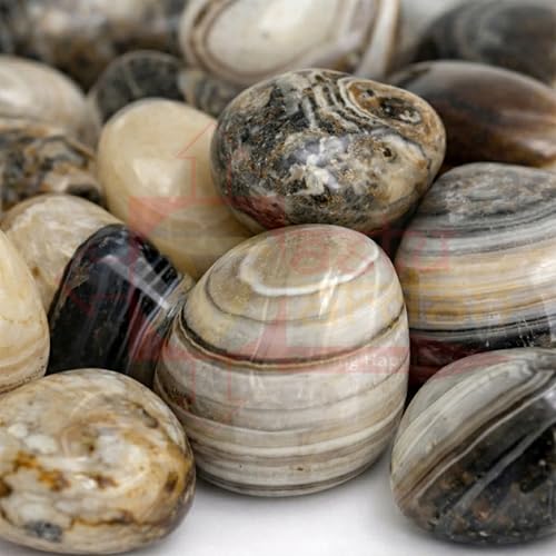 Image of Crystal Sulemani Tumble Stone |50 gm Tumbled Gemstones | Reiki Healing Stones | Home Decor Pebbles | Aquarium Gravel | Garden & Table Decor