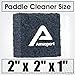 PICKLETECH Pickleball Paddle Cleaner Eraser - Carbon Fiber Pickle Ball Racket Cleaner - One Piece Construction Paddle Eraser - Superior Residue Removal & Maximum Stain Adhesion-Square Dark Blue