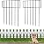 10 Pack Garden Animal Barrier Fence,Rustproof Metal Anti Doggie Digging Garden Border,Dogs Rabbits Blocker Fence for Outdoor Yard,Total 10.8ft(L) x 17inch(H) (10)