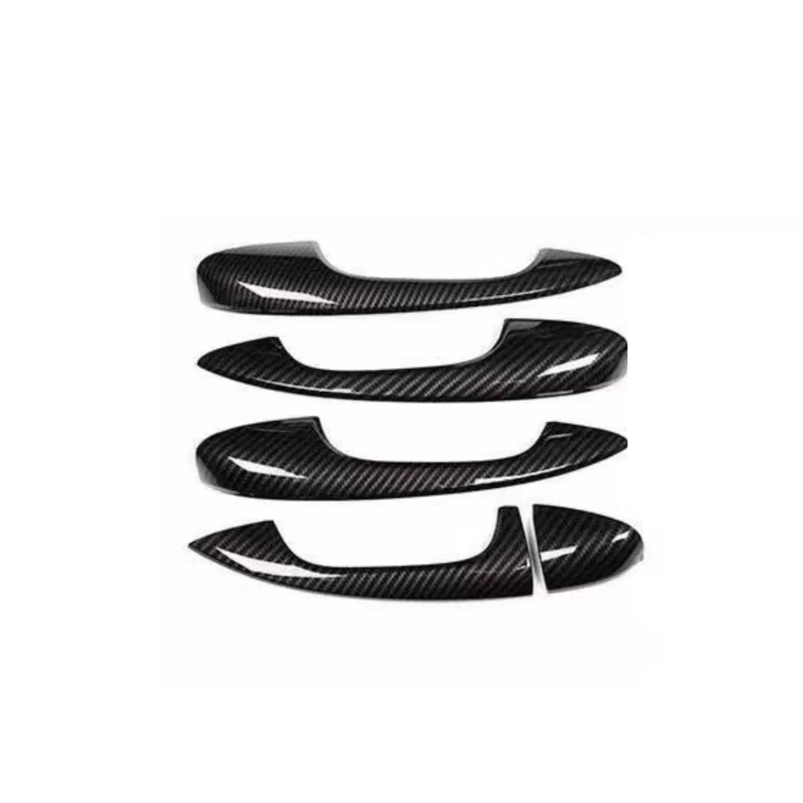 Zcxfdthf Carbon Fibe Door Handle Covers Part Compatible With Benz For W177 2019-2024 For W247 2020-2024 Car Exterior Door Handle Cover Trim Set Accessories(Carbon Fibe)