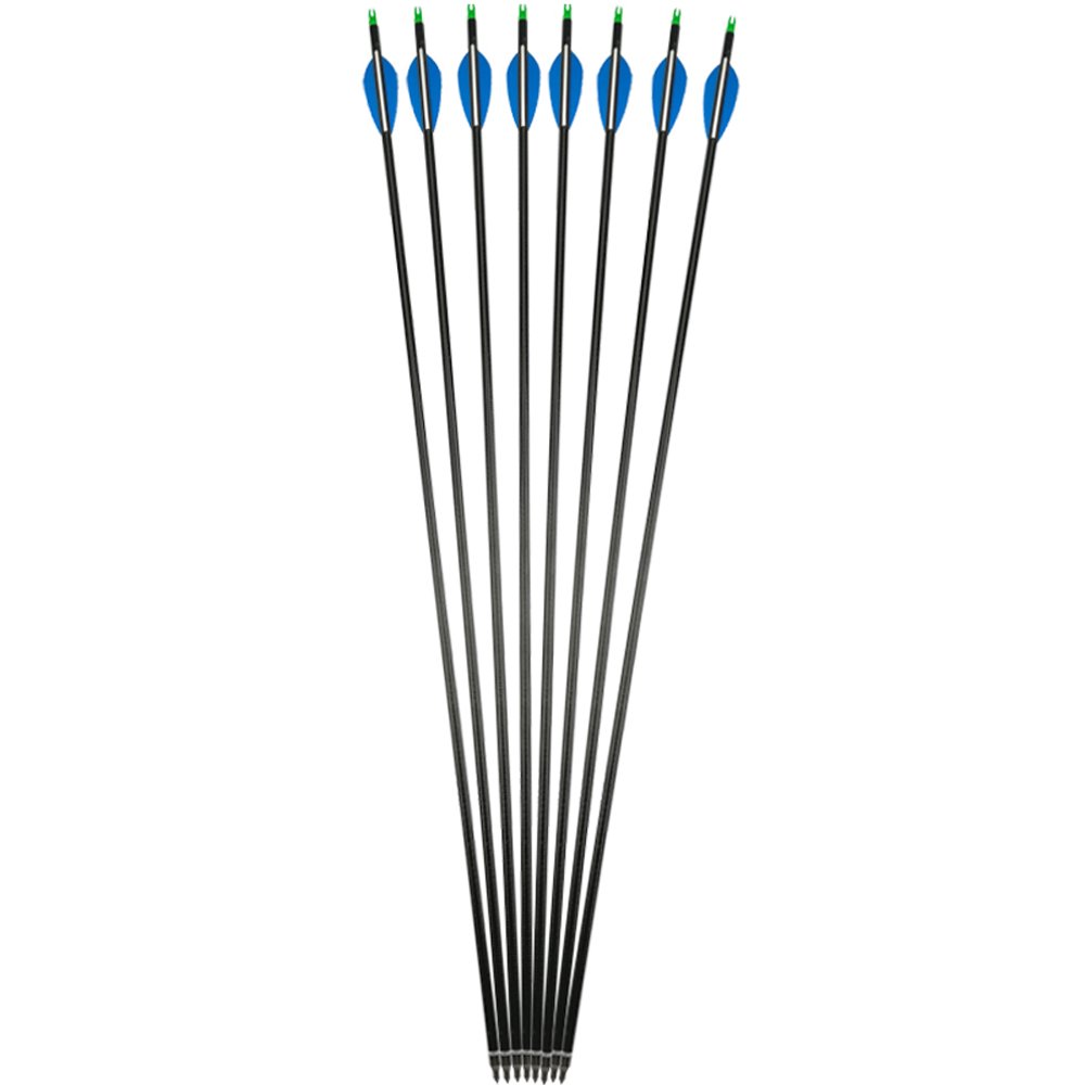 12 Frecce Carbonio 30 Pollici MILAEM - Spine 400 Per Arco Compound E 12 Frecce Carbonio 30 Pollici MILAEM - Spine 400 Per Arco Compound E