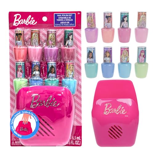 Barbie -Townley Girl Juego de esmalte de uñas seguro a base de...
