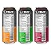 CELSIUS HEAT Performance Energy Drink 3-Flavor Variety Pack #2, ZERO Sugar, 16oz. Can, 12 Pack