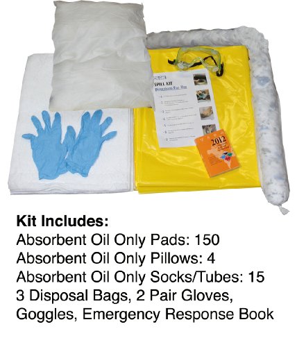 Image of Oil-Dri L90350 Oil Only Mobile Utility Spill Chest, 50 Gallon Spill Kit (Pack of 1)