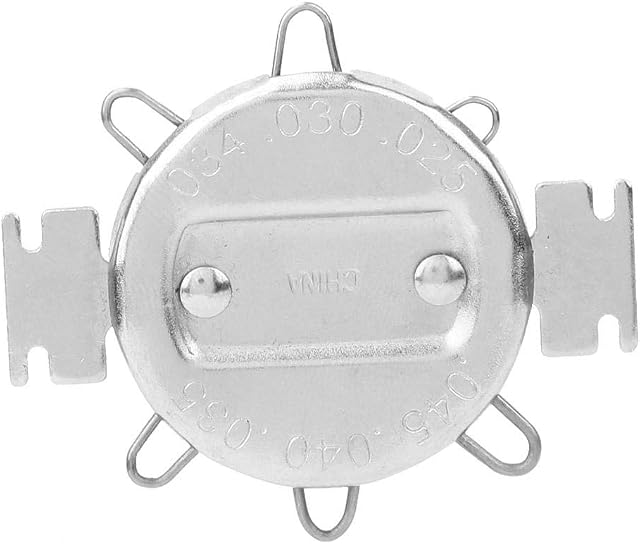Hilitand Spark Plug Gap Gauge, Metal Durable Spark Plug Gap Gauge, Metric Inch Double Scale Gapper Feeler Gap