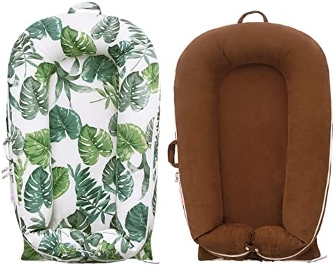 2-Piece Set (Corduroy Brown）*1+（Tropic Leaves)*1