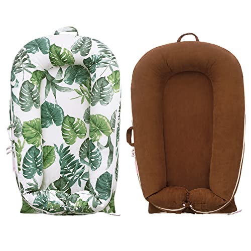 2-Piece Set (Corduroy Brown）*1+（Tropic Leaves)*1 #TOP4