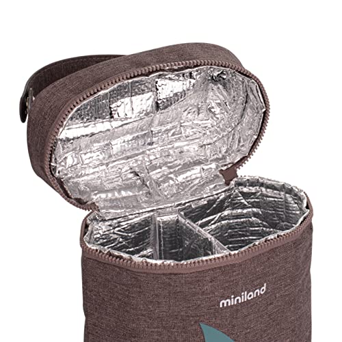 MINILAND. THERMIBAG Double Terra. Isothermal Bag, Dark Purple, 10 x 17 x 35 cm - Image 2