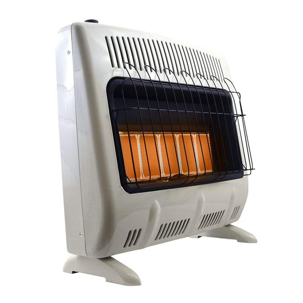 Amazon.com: Mr. Heater Corporation F299830 Vent-Free 30,000 BTU Radiant  Propane Heater, Heats Up to 500 SqFt Indoor Outdoor w/Battery Powered  Ignition (2 Pack) : Patio, Lawn u0026 Garden