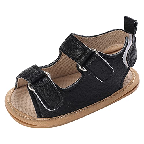 Summer Children Infant Toddler Shoes Boys And Girls Sandals Flat Bottom Lightweight Three Hook Loop Straps Ballerina Pin