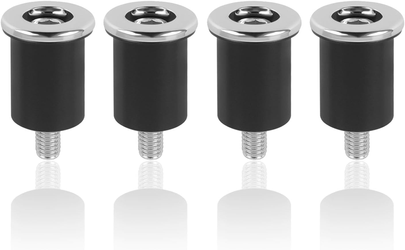 4Pcs Quick Release Mounting Spools Motorcycle Detachable Sissy Bar Saddlebags Backrest Docking Hardware Kit Compatible with Indian Scout 2025 Scout Sixty 2025 Scout ABS 2025