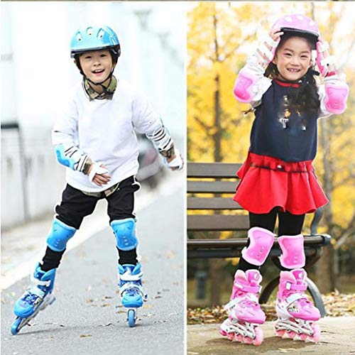 gazechimp Conjunto De Proteção De Skate/Skate Com Joelheiras De Patinete De - Vermelho 6Pcs