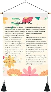 Salmo 91 En Español 13"x19", Salmo 91 En Español Para Pared, Cuadros Cristianos Para Pared En Español, Psalm 91 Wall Art, Christian Wall Decor In Spanish, Decoraciones Para Cuartos (Salmo 91)