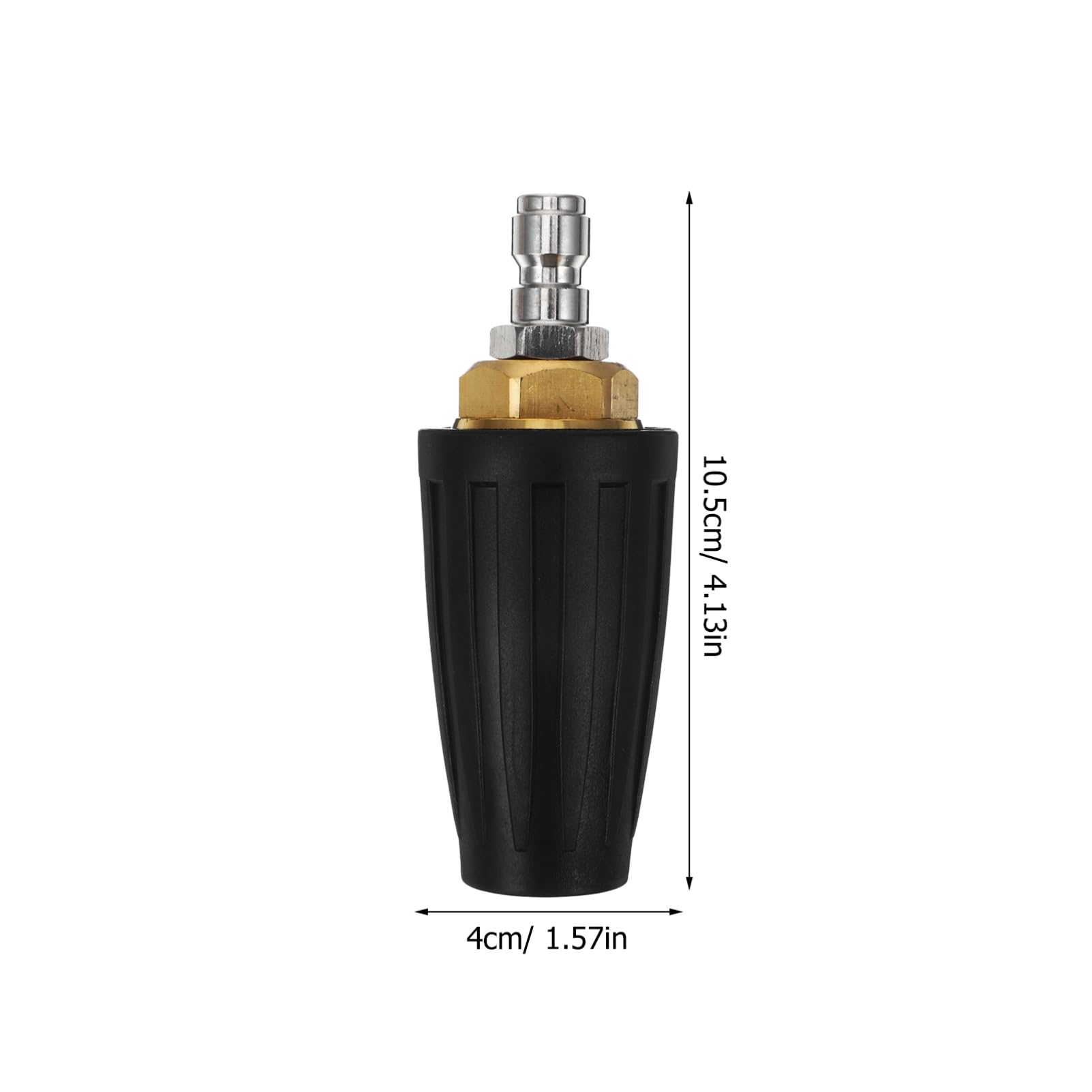 ibasenice Pressure Washer Nozzle Rotatable Nozzle Replacement for High Lightweight Accessory for Washers Compact and Durable for Various Surfaces