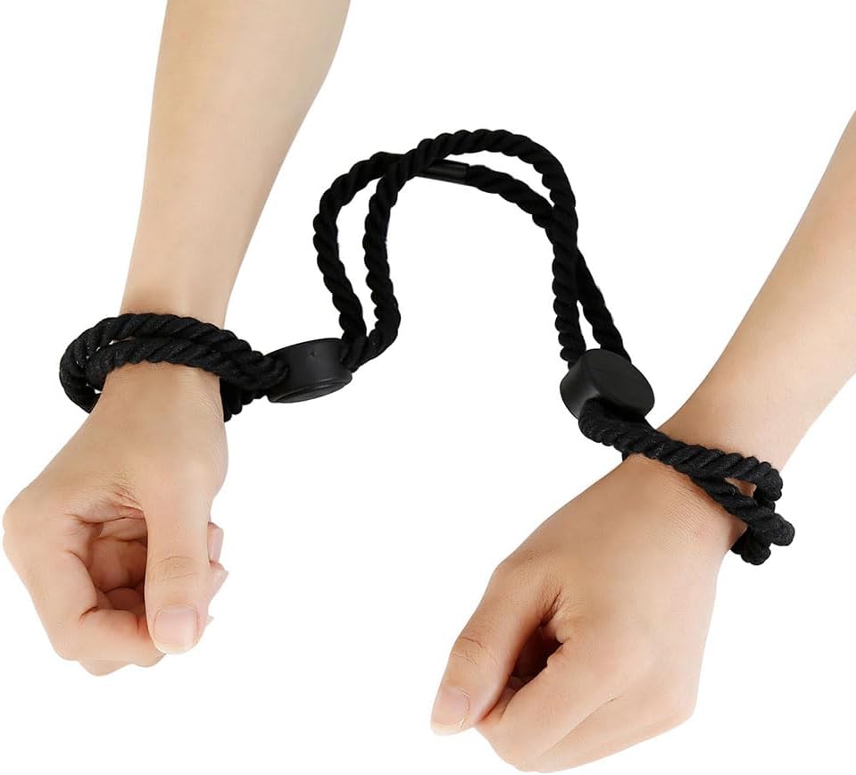 Sexy Hand Cuffs Adjustable Handcuffs Cosplay Ankle Handcuffs Adults Wrist Cuffs Adult Ankle Cuffs Bedroom Accessories for Couples Black