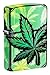 Zippo Glowing Leaves Design 540 Color Glow in The Dark Pocket Lighter