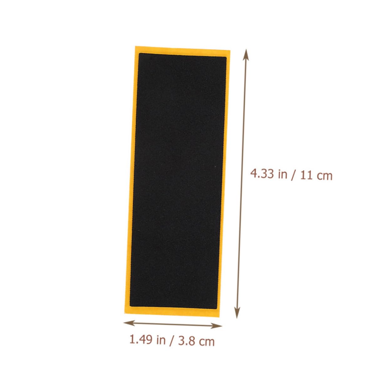 12 Piezas Unidades Cinta Antideslizante Espuma para Fingerboard Accesorios Skate Dedos Negra Resistente y Fácil de Pegar para Patinetas de Dedos