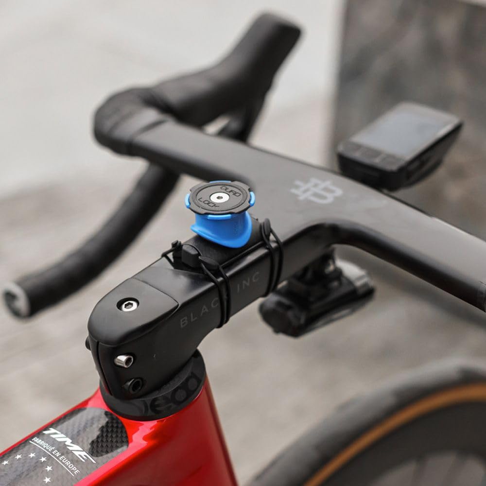 QUAD LOCK Soporte Movil para Manillar/Potencia para Bicicleta con Adaptador mag Universal para Movil