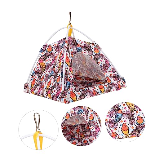 Cachette pour animaux de compagnie oiseau conure lit suspendu
