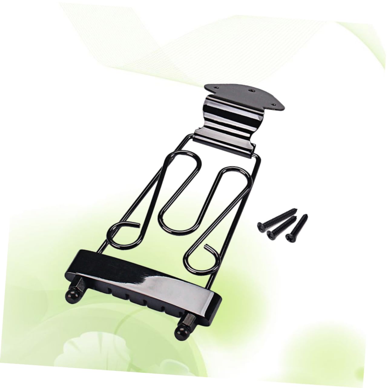 ULDIGI Jazz Guitar Bridge Saddle Ga412 Replacement Tailpiece Bridge for Guitar Archtop Guitar Tailpiece