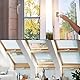 Meisax 4X Fenstergriffe Abschließbar, Abschließbare Fenstergriff Aluminium, Balkontürgriff Kindersicherung mit Schlüsseln und Schrauben, Fenstersicherung, für Fenster Terrassentür-Weiß