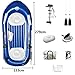 Barca Hinchable Kayak con Motor Electrico PVC Duradero Bote Inflable Portátil Balsa...