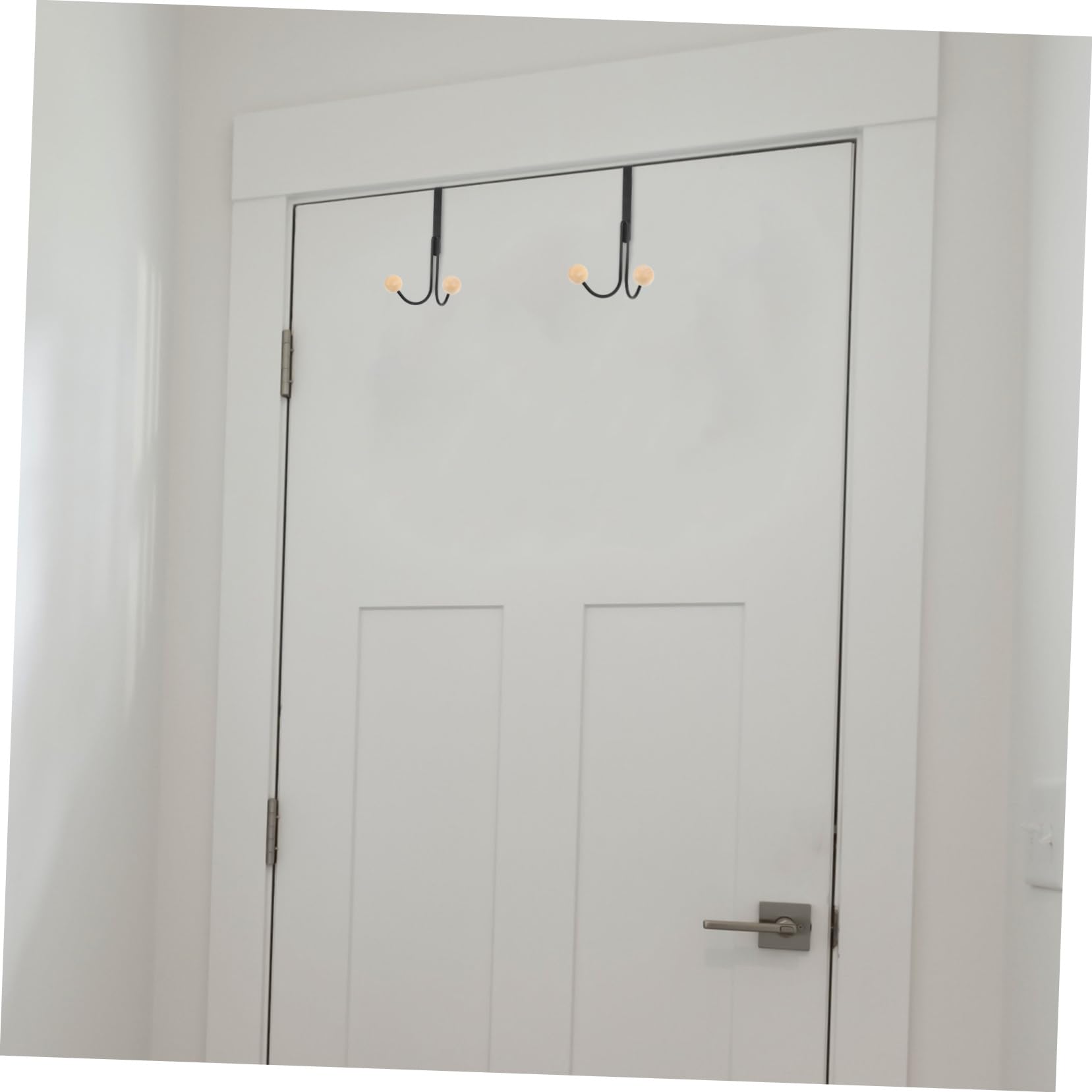 Zerodeko 5 Series Gancho De Puerta Puertas Prenda Moderno Gancho De Toalla Abrigo Colgador De Bolso De Armario Ganchos Colgantes Ganchos Para Colgar Percheros De Madera Negro 2 Piezas X 5