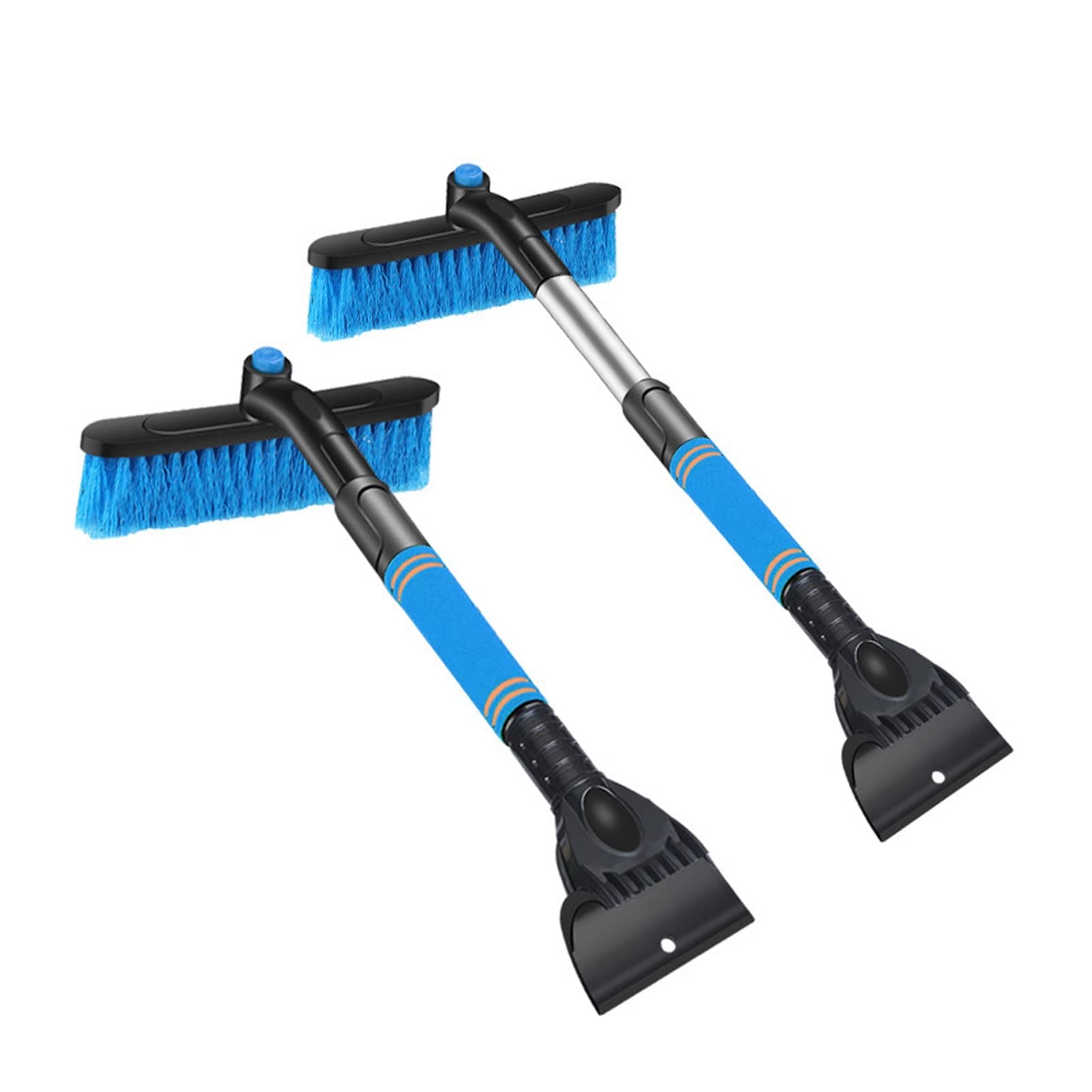 Brosse à Neige pour Pare-Brise Brosse à Neige de Voiture avec grattoir à Glace et poignée en Mousse Amovible Déneigement Brosse à Neige Compatible avec Le Pare-Brise Auto SUV