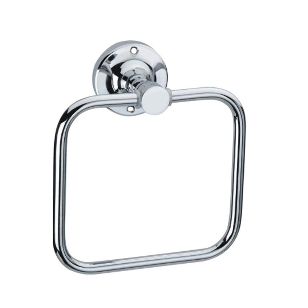 INDOROX Stainless Steel Towel Ring/Napkin Ring - Bathroom Towel Holder - Towel Hanger with Chrome Finish Stainless Steel (Square_Small) (B076CB4MBW) Amazon Price History, Amazon Price Tracker