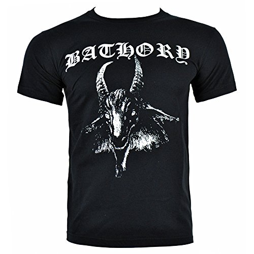 T Shirt dei Bathory Capro (Nero) - Large