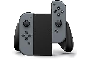 PowerA Joy-Con Comfort Grips for Nintendo Switch - Black: Enhance Your Gaming Experience