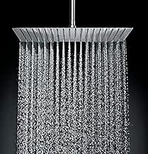 Marcoware SS Breezo Heavy Duty Bathroom Overhead Shower Head 6 inches, Chrome, Polished Finish