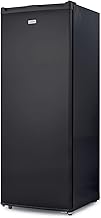 Commercial Cool Upright Freezer, Stand Up Freezer 6 Cu Ft with Reversible Door, Black