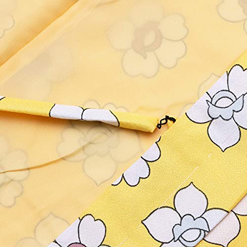 KYOETSU Women\'s Haori Komon Kimono Jacket Washable Single Item 279 (29Ba) - Thumbnail 7