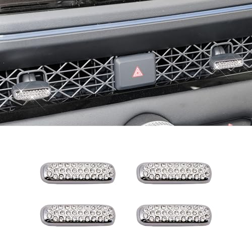 Image of for 11th Gen Honda,Bling Air Vent Outlet Sticker Car Interior Accessories Fits for 2024 Honda Accord (Silver 1)