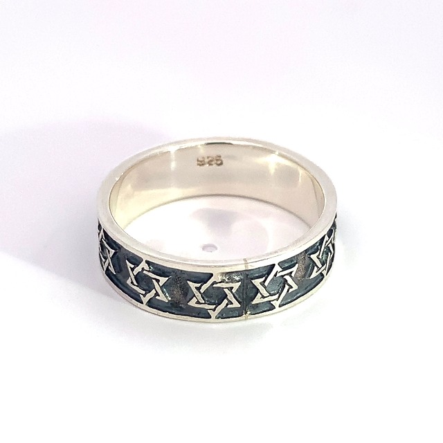 Fine 925 Sterling Silver Star Of David Ring – Jewish Symbol Ring For Women, Size 6.25, Polished Band - View #10