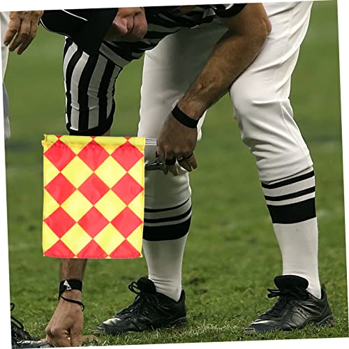Set de equipo de árbitro de fútbol Totority con silbato y banderas miniatura 4