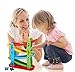 Lewo Wooden Ramp Racer Toddler Toys Race Track Car Games for Kids Boys Girls Gifts with 4 Small Racers