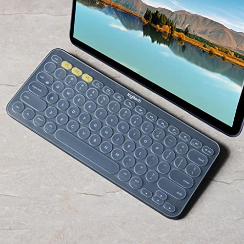 K380 Logitech Keyboard Cover Ultra-Thin Silicone, Keyboard Cover For Logitech K380 Wireless Keyboard, Waterproof Dustproof Logitech Keyboard Skin (Transparent) #TOP6