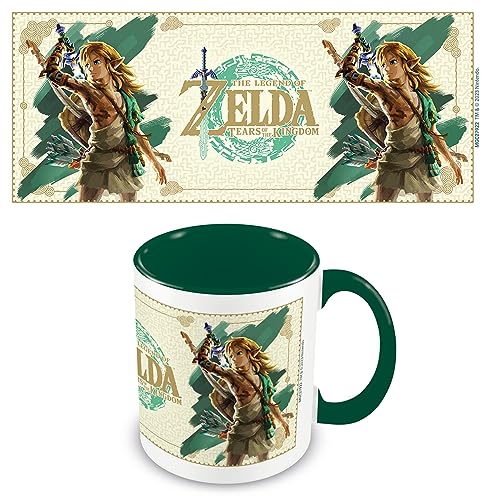 Pyramid International The Legend of Zelda Mug (Link Unleashed Design) 11oz Ceramic Coffee Mug, Cups and Coffee Mugs for Women and Mugs for Men - Official Merchandise