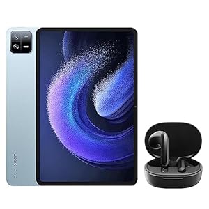 Xiaomi Pad 6 6 Go RAM 128 Go Tablette bleue, écran de protection des yeux ultra transparent 2,8 K, 8840 mAh, charge rapide 33 W, grand système de personnalisation d&rsquo;écran (écouteurs inclus)