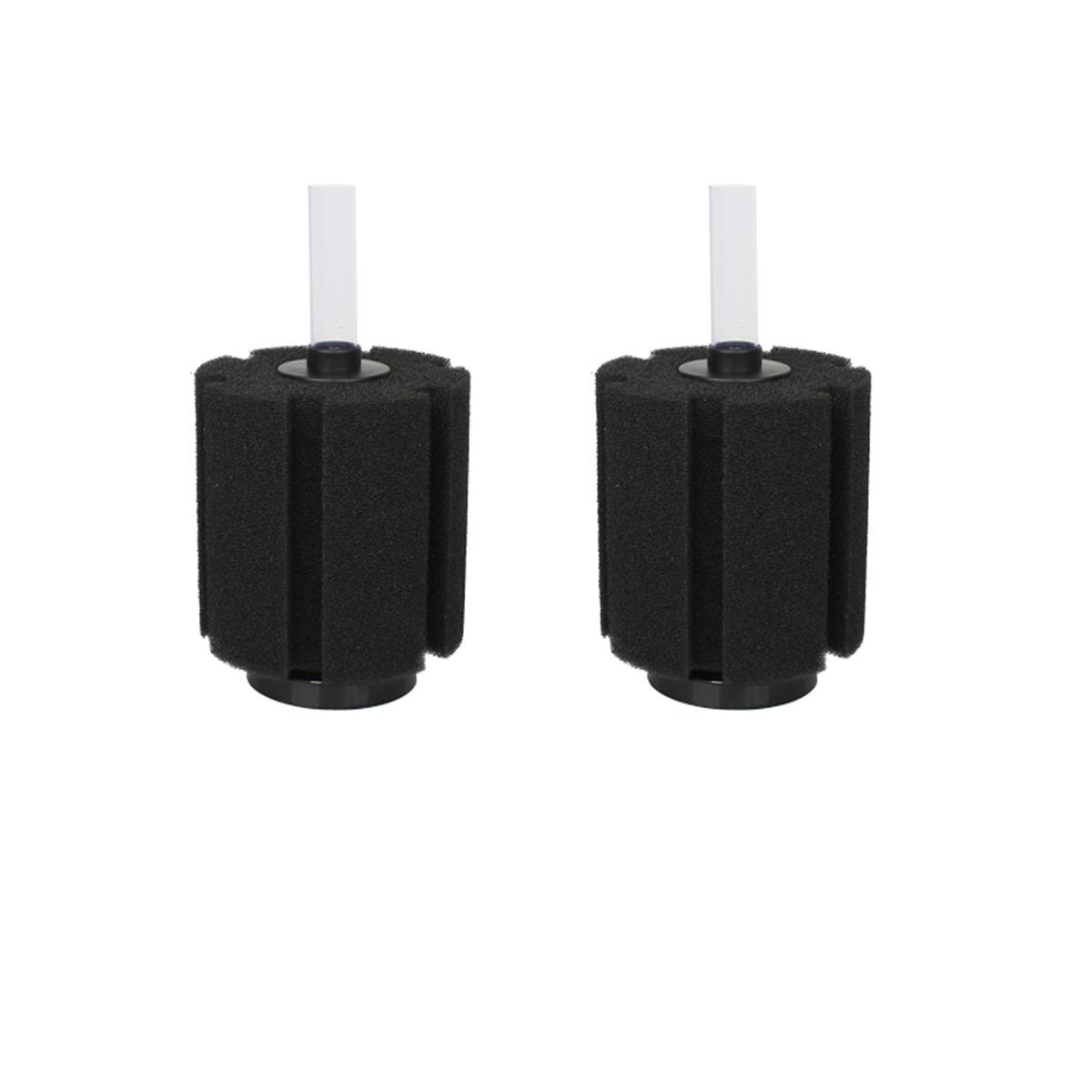 ALEGI Aquarium-Schwammfilter für 20 Gallonen Aquarium, Betta, Nano, Garnelen, Braten, biochemischer Filter mit Luftschlauch, Rückschlagventilen, Saugnäpfen