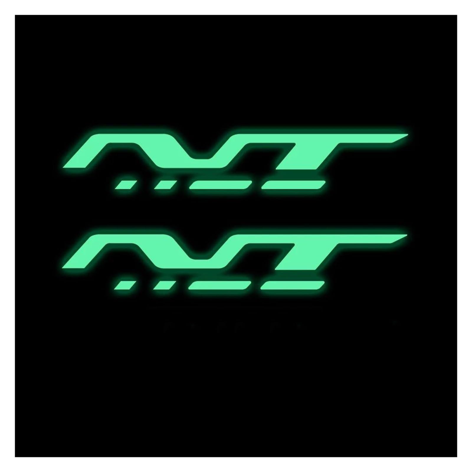 Autocollant réfléchissant moto NT 1100 fluorescent 3x20cm
