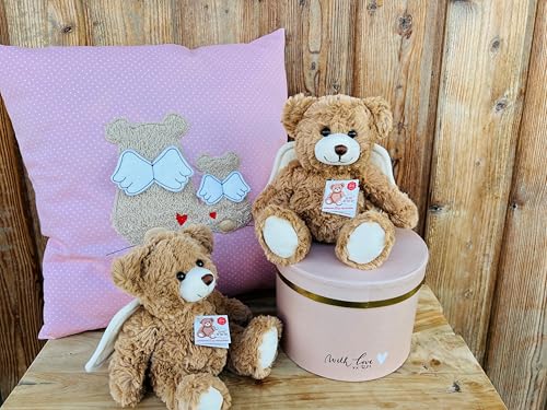 Teddy Hermann 91399 Schutzengel-Teddy 20 cm, Kuscheltier, Plüschtier