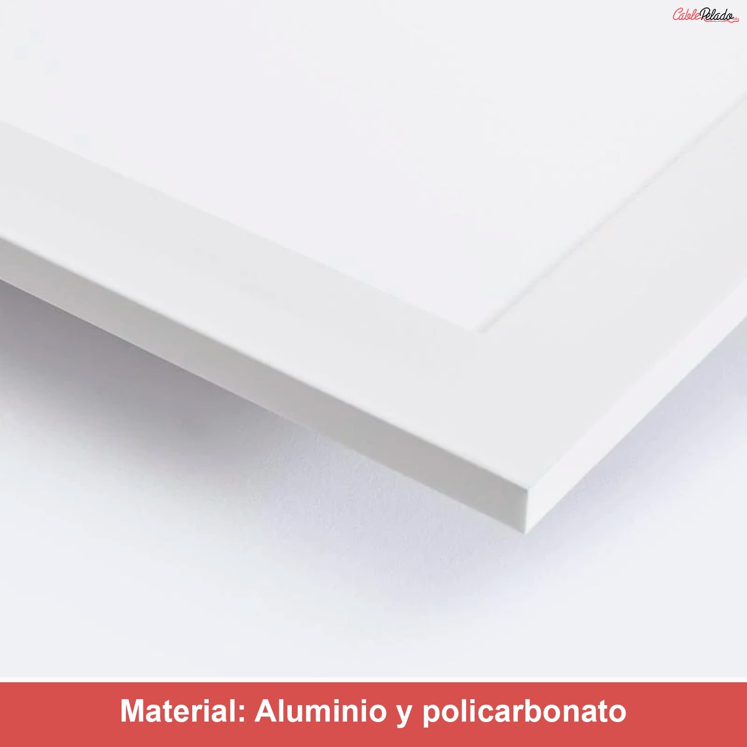 CABLEPELADO - Panel LED Empotrable 60x60 cm Luz Blanca (6000K) | Sistema Backlight Uniforme | Alto Ahorro Energético | Sustituto Fluorescente para Oficinas