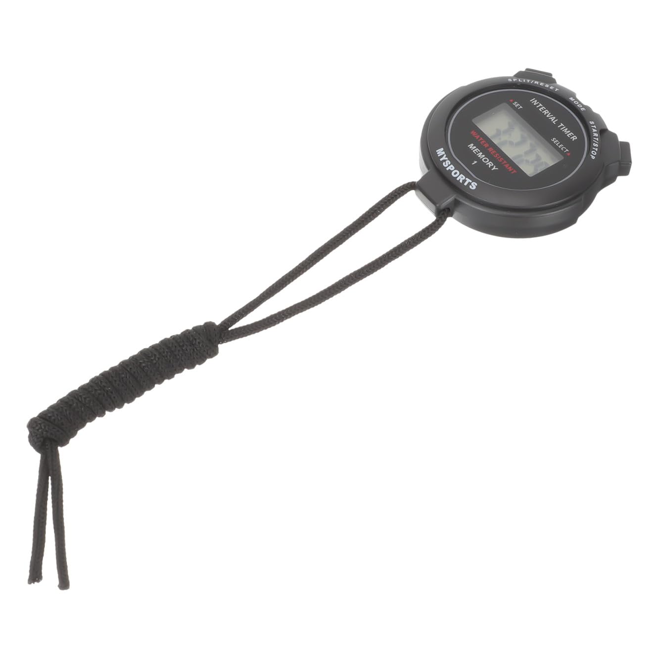 Toyvian 5 Pezzi Timer impermeabile cronometro all'aperto sport portatile corsa fermare gli orologi fermare il timer dell'orologio cronometri Stop Owatch con lettere rosse AbS