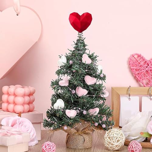 Decoración de árbol en corazón para San Valentín, bodas y fiestas románticas 5
